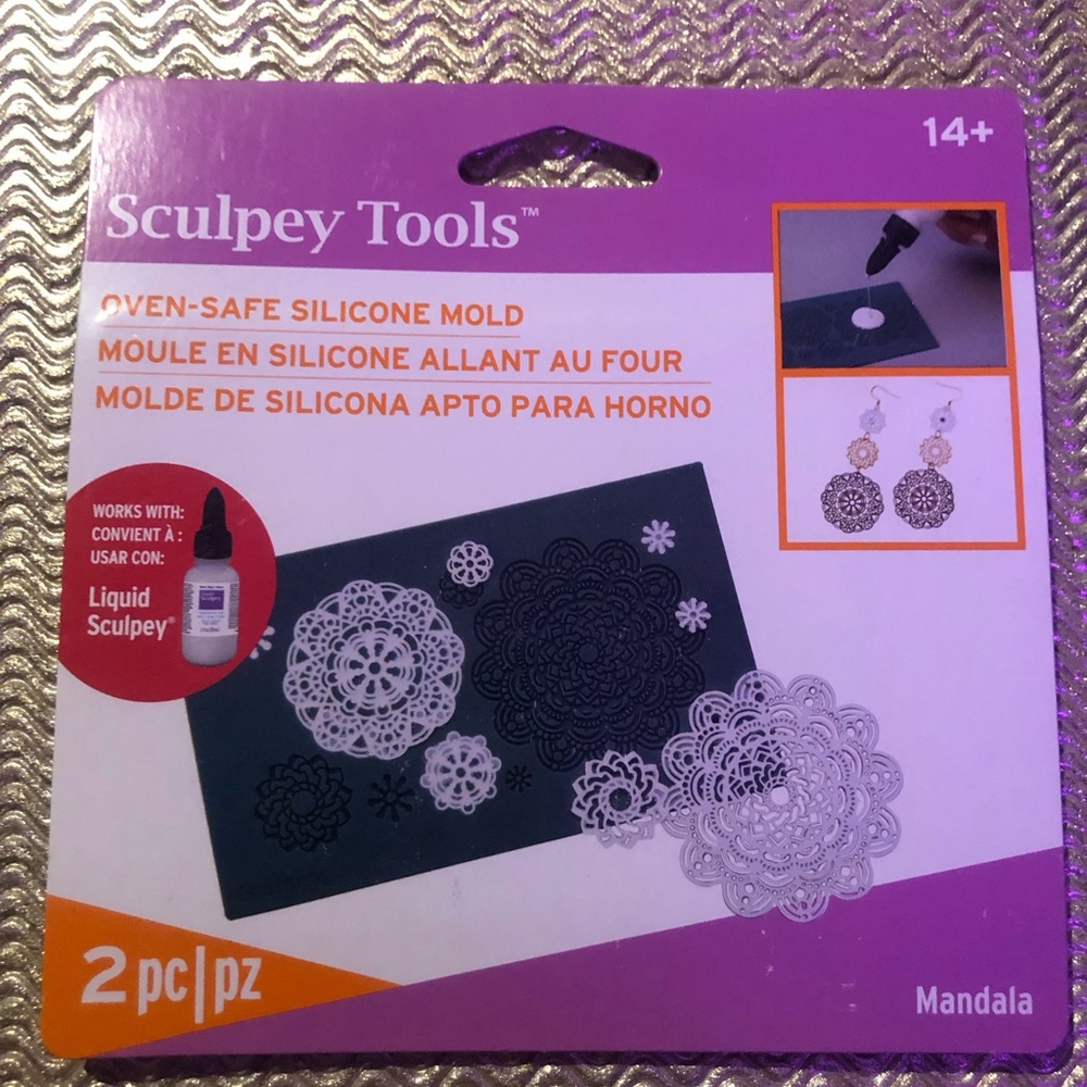 Mandala Silicone Mold - Black